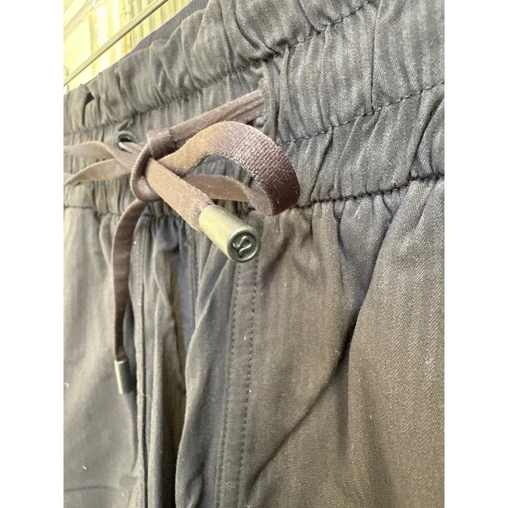 Lululemon Dance Studio Unlined‎ Jogger Pants Black Ribbed Women Size 4